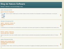 Tablet Screenshot of blog.naturasoftware.com